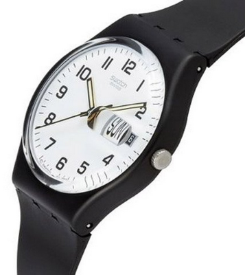 历史新低！斯沃琪双日历女士石英表 精致工艺与实用功能的不二之选